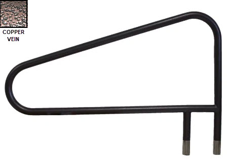 Global Pool Products - Classic 3 Bend Welded Brace Copper Vein Handrail .065 - Salt Friendly